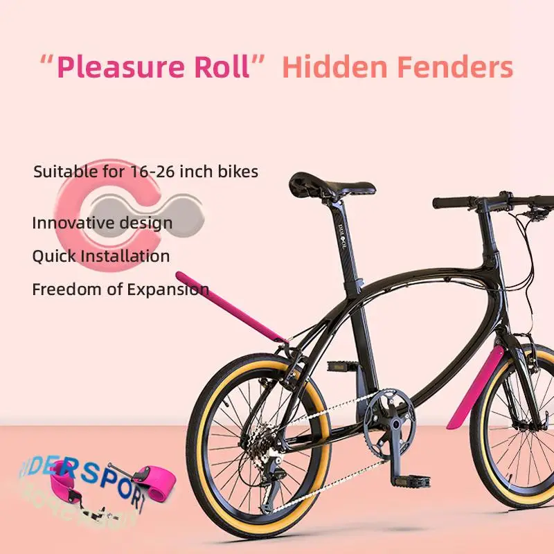 For DAHON For Brompton Bicycle Mudguard Foldable Easy To Store Retractable Ultra-light Front And Rear Cycling Equipment