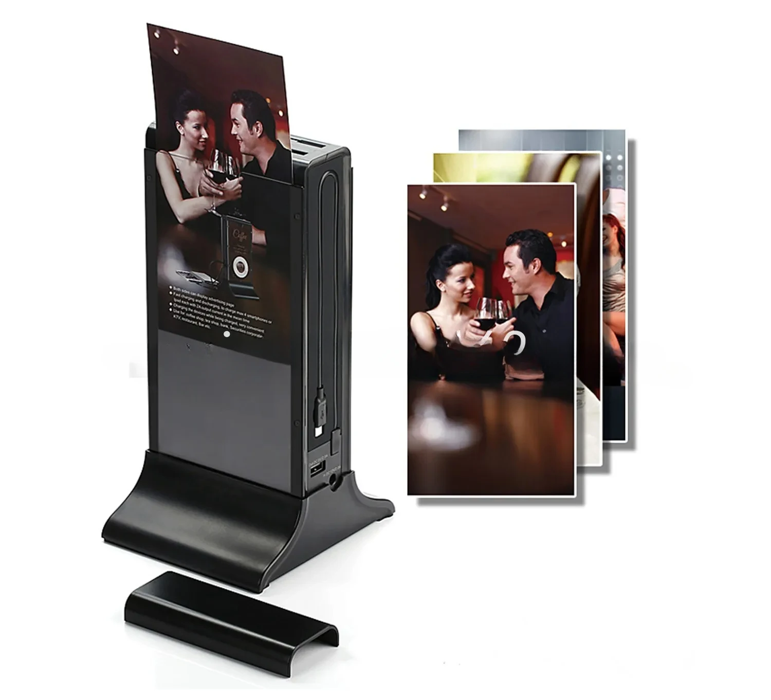 FOR Digital 7 Inch Single Touch Screen Android WIFI Restaurant Table Advertising Charging Display Menu Power Bank FYD-835S