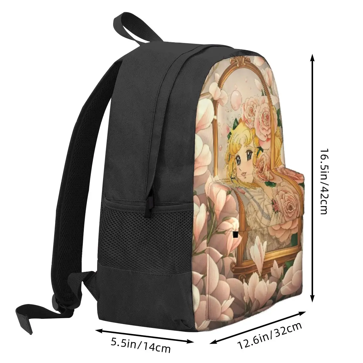 Candy Candy Anime Manga Backpack Daypack Large Capacity Kids BookBag School Bag Shoulder Bags for Men Women