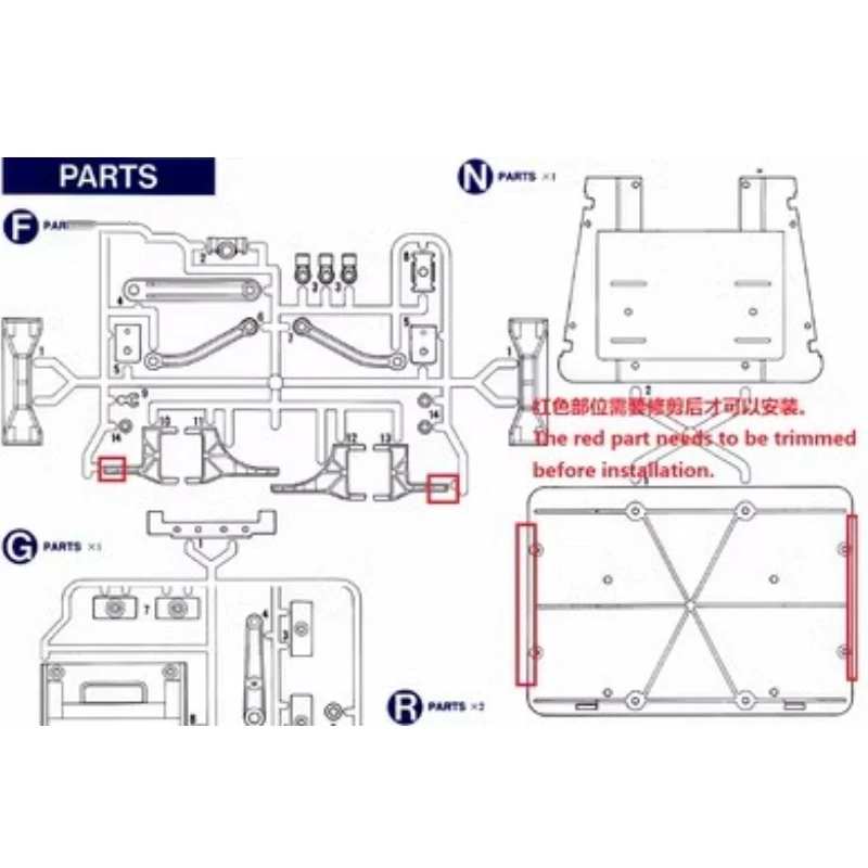 Tamiya DG listwa świetlna LED lampa boczna na 1/14 Tamiya zdalnie sterowana ciężarówka nowego króla przewoźnika 56344 traktor Tamiya LESU części