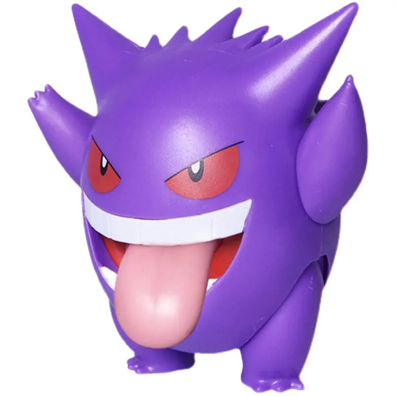 Official WCT Large Gengar Tongue Out Ash Figure Model Pokémon Collectible Gift Toy view 4