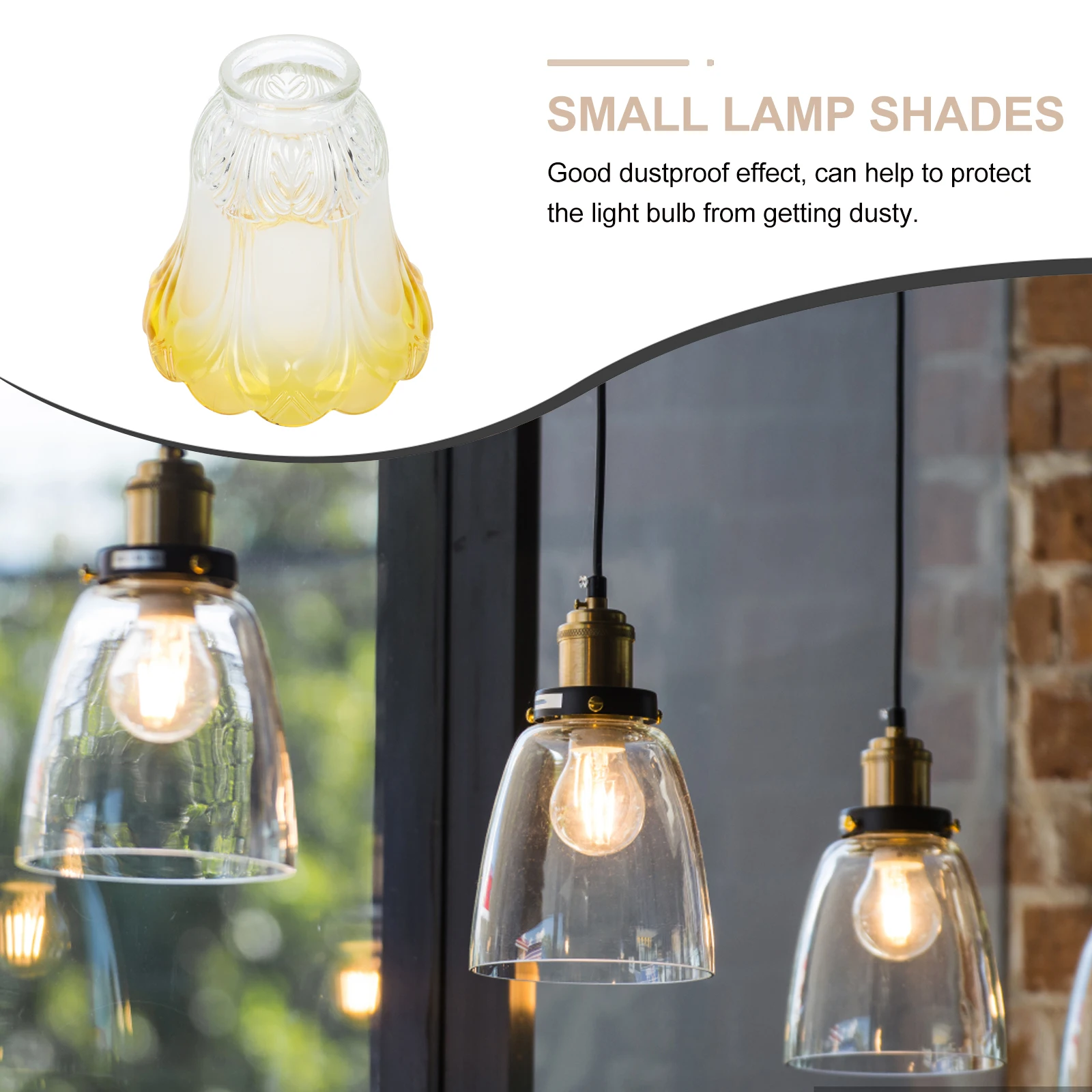 

Абажур из матового стекла, современный маленький потолочный вентилятор, замена глобуса, простая установка, бытовой светильник, маленькие абажуры