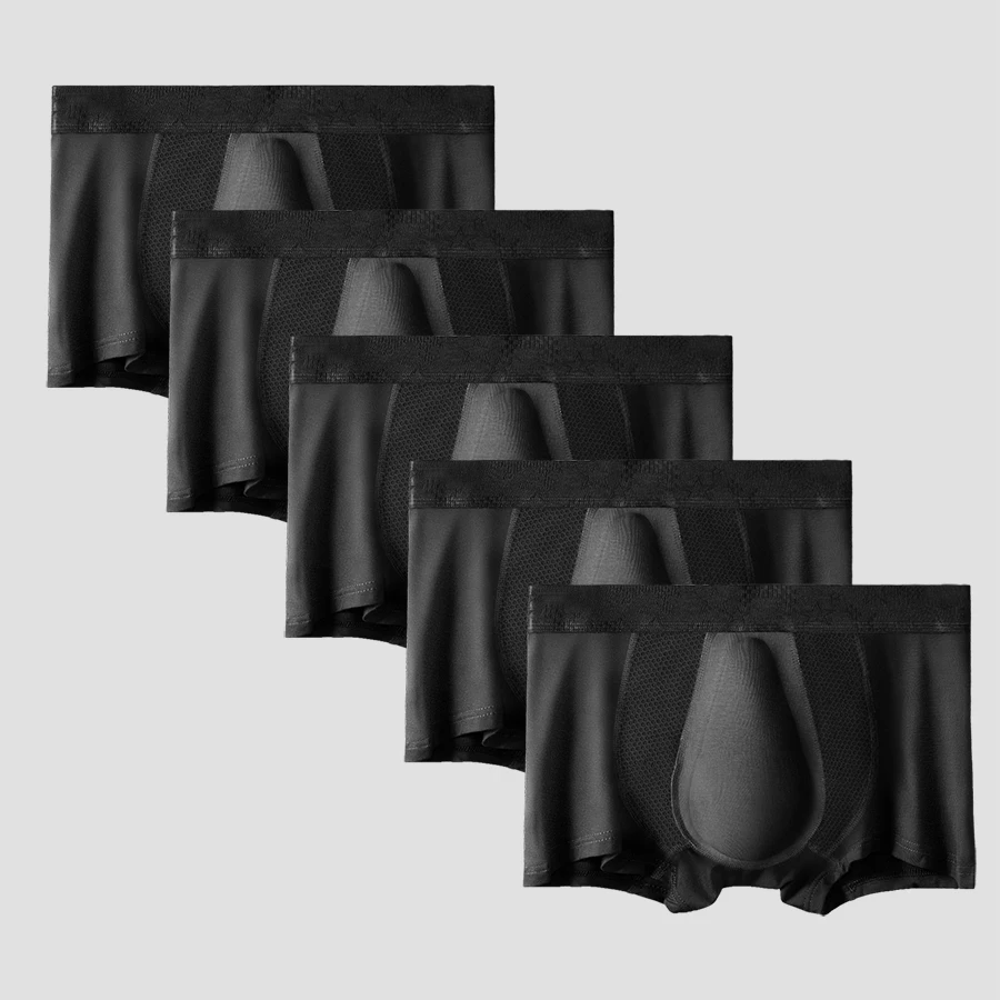 

5PCS Men's underwear 3DU convex bag, comfortable, breathable, antibacterial modal sexy briefs for young people