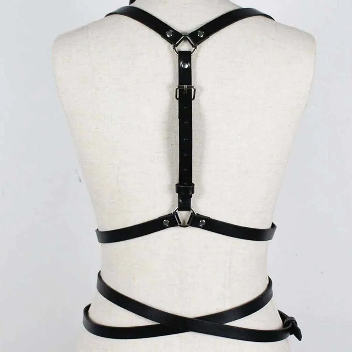 Harness for Men Strap Harness Belt Sexy Shoulder Bondage Chest Lingerie PU Leahter Belt Erotic Gay Clothing Exotic Accessorie