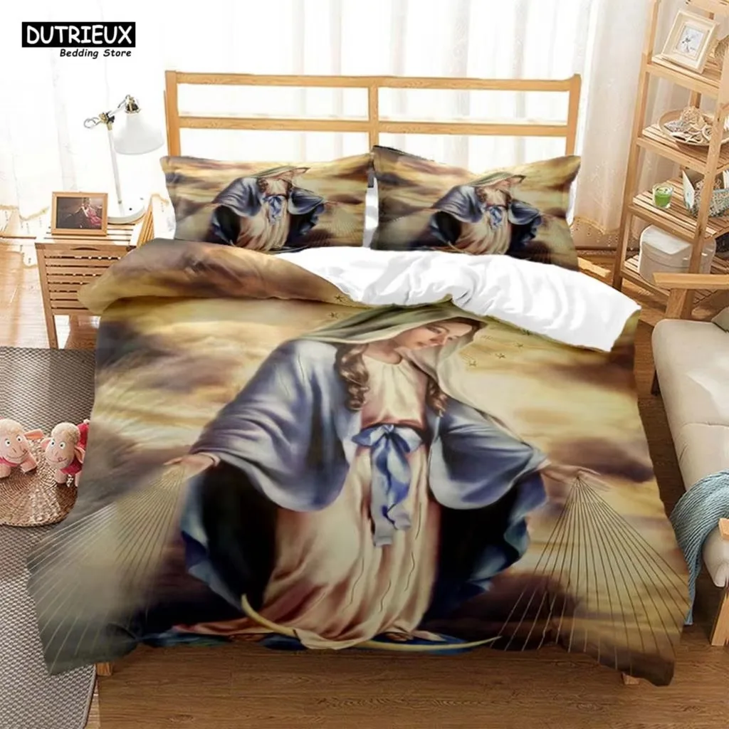 

God Digital Print Polyester Bedding Sets Child Kids Covers Boys Bed Linen For Teens Bedding Set Queen Bedding Set