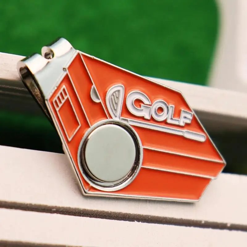 Marcatore da Golf Fun Metal Golf Hat Clip unico cappello decorativo laccato distintivo accessori da Golf per gli amanti del Golf