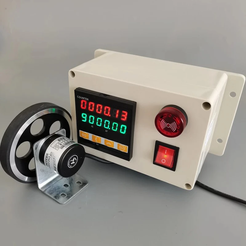SCN-P62 Electronic Digital Meter Counter Rolling Wheel 12V/24V/220V Length Measurement Test Equipment Automatic Coder
