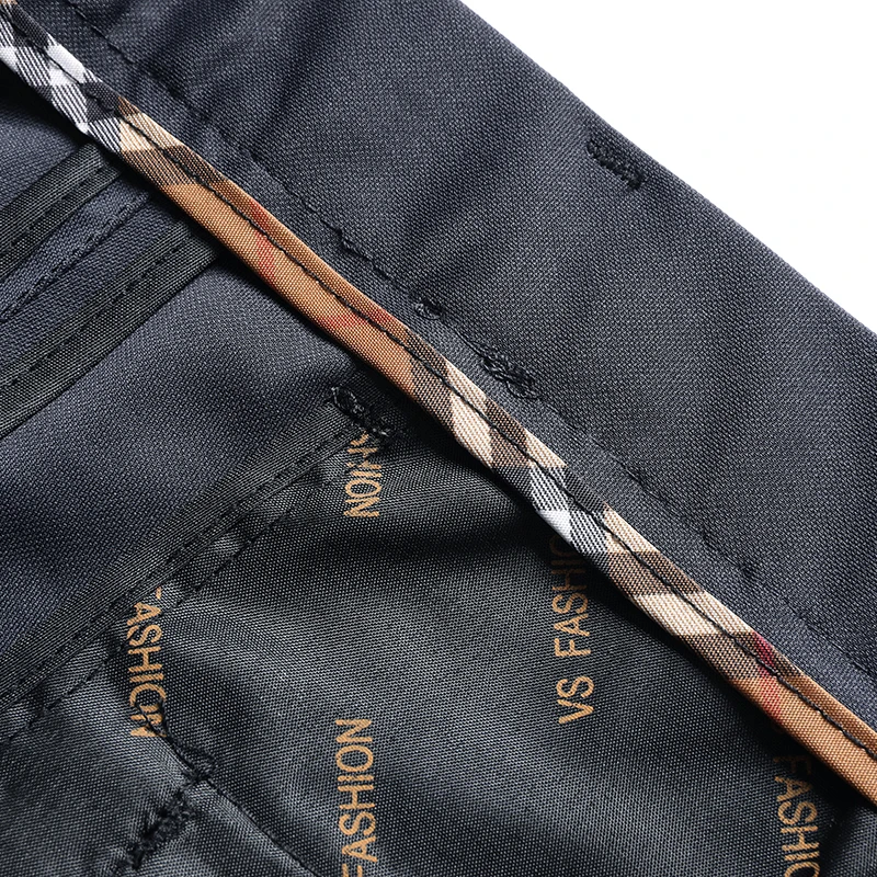 29-42 Men's Summer Pants Thin Straight Stretch Casual Pants with No Trace No Ironing Fabric Silky and Cool Feeling