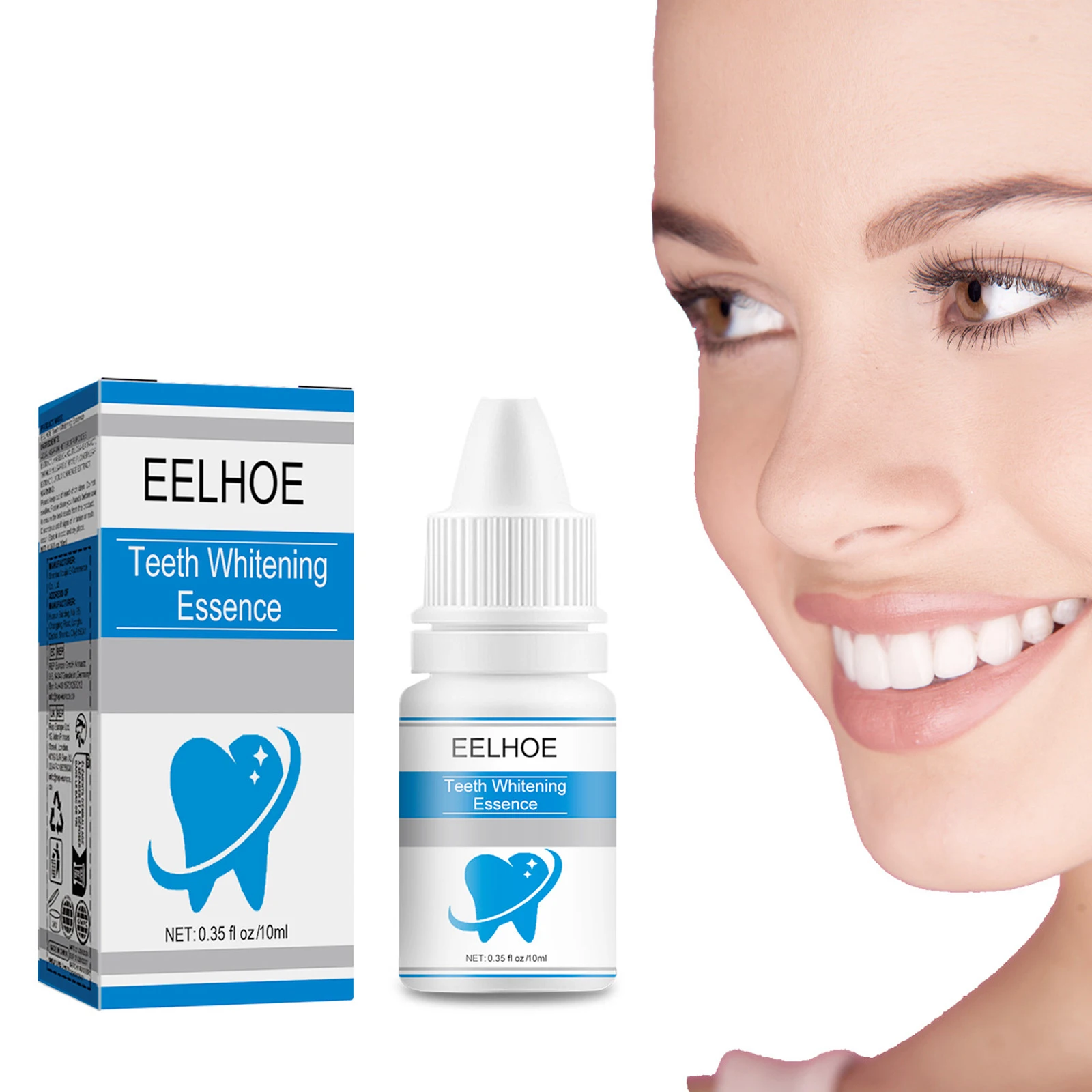 EELHOE Teeth Whitening Serum Caries Remove Teeth Plaque Remover Yellow Tooth Stain Cleaner Teeth Cleansing Dental Repair Serum