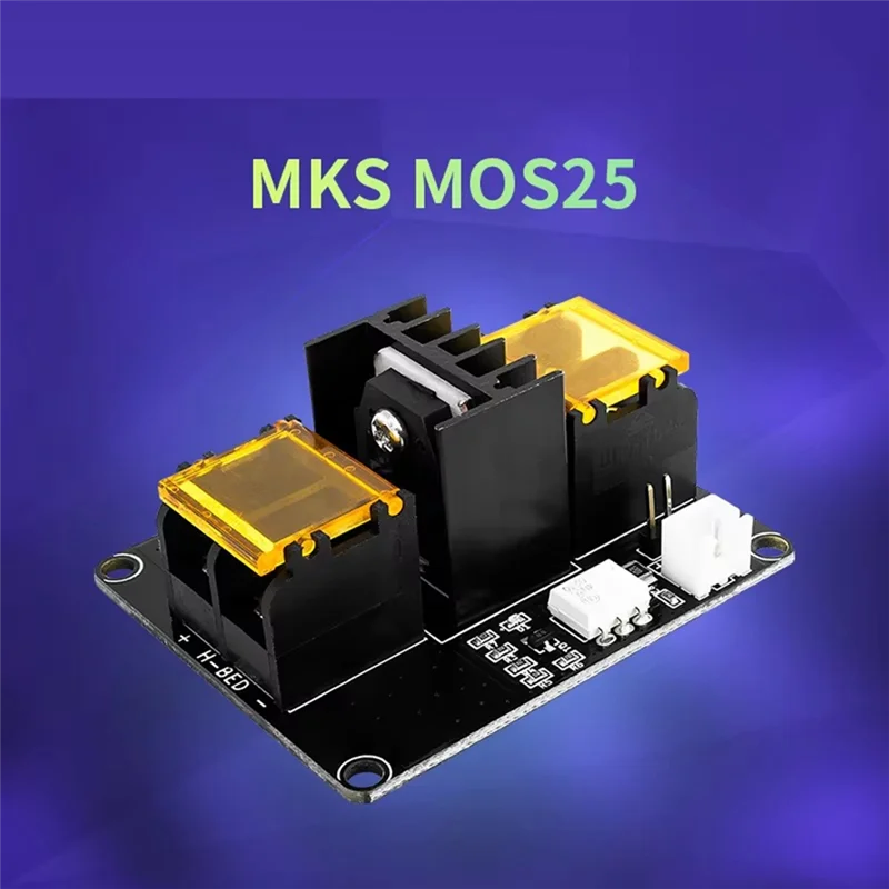 Well Made-MKS MOS25 3D Printer For Heating-Controller Parts For Heat Bed Extruder MOS Module With 25A Big Current Support
