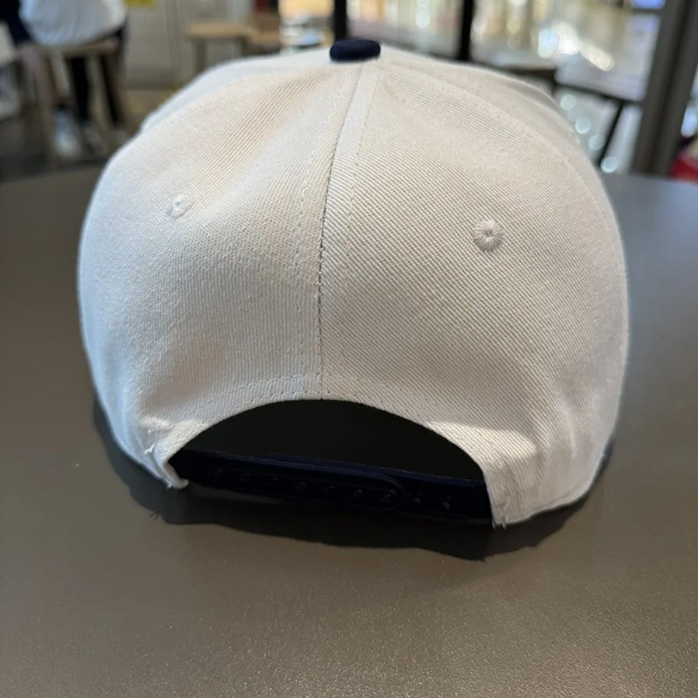 Simple Embroidery Letter Baseball Cap Korean Style Cartoon Sunscreen Sun Hat Adjustable Solid Color Peaked Cap Girl