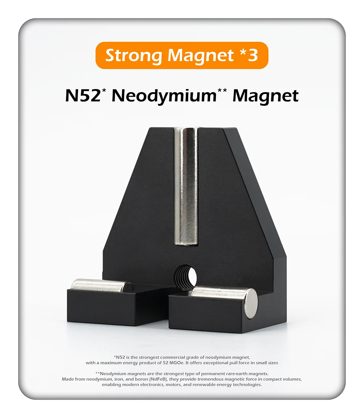 JEOC Magnetic Railshoe mit Leica Spigot Mount, Überwachungsprismenbasis mit starkem Magnet, für die Topographie der Eisenbahnvermessung – Detail 2