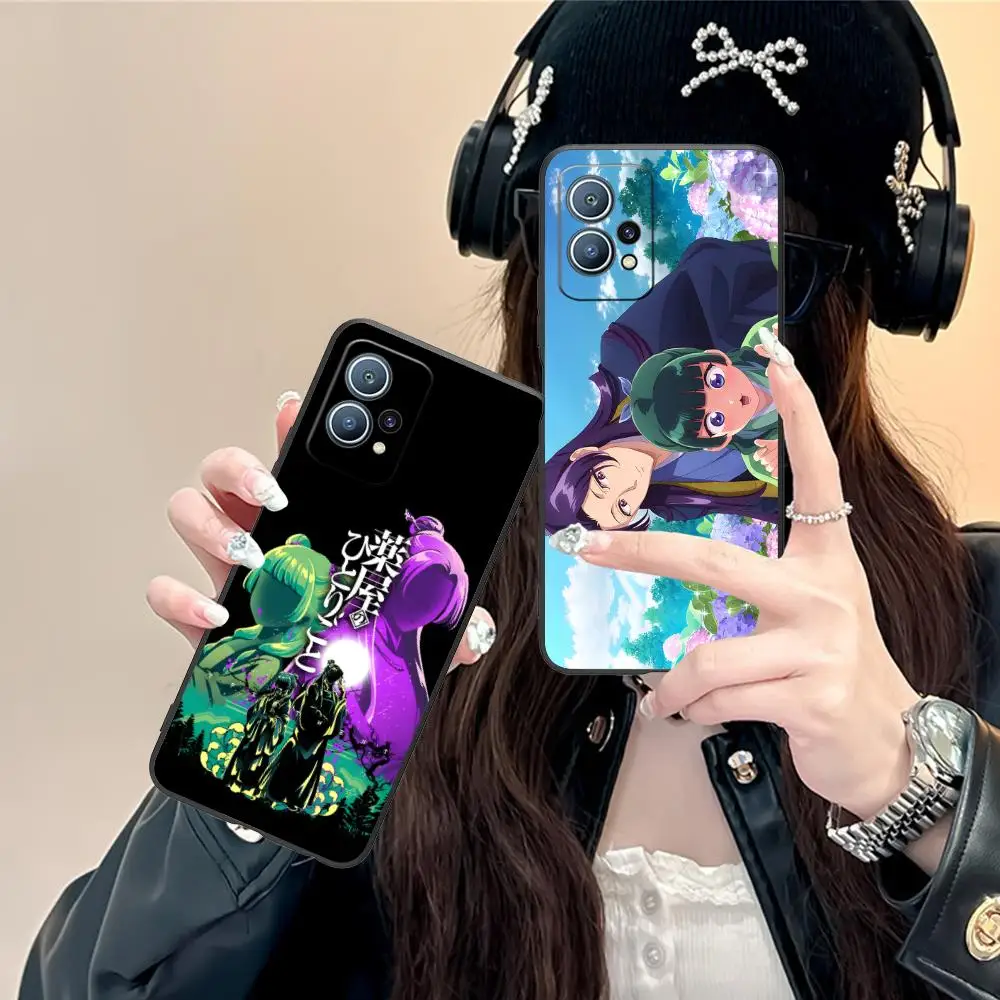 

Apothecary Diaries Jinshi Maomao Phone Case for Huawei P60 P50 P40 P30 P20 P10 P9 P8 Pro Lite Plus Black Luxury Pretty Cover