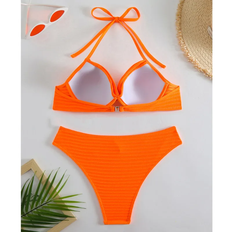 Summer 2025 Sexy Bikinis Swimsuits Women Swimwear Push Up Female Beach Swim Wear Bathing Suits Brazilian Bikini Set Pool Bather