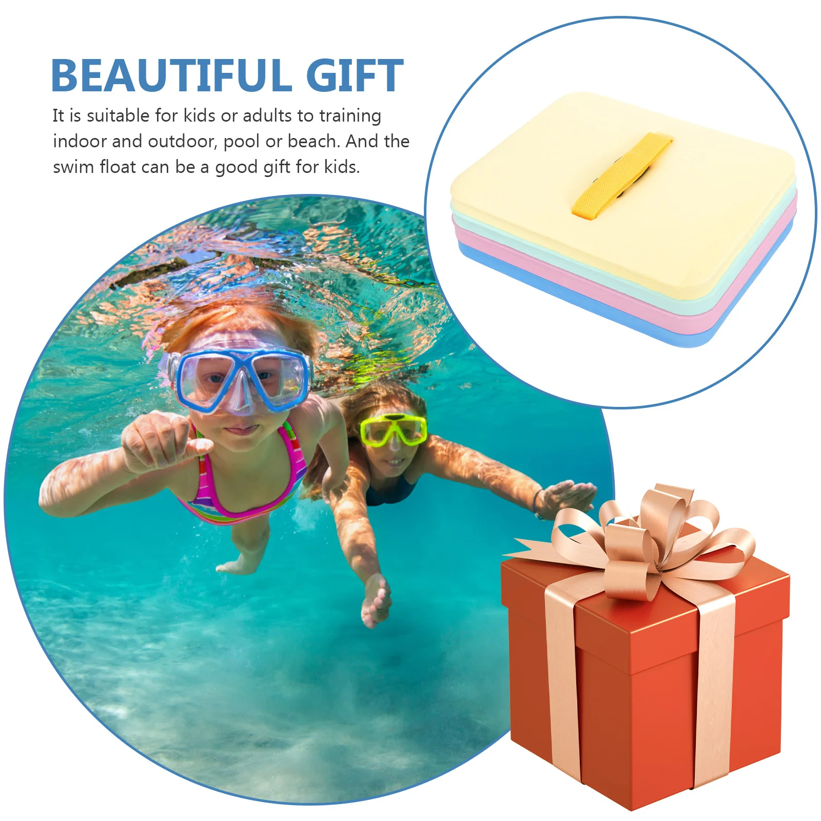 3 قطعة تعويم خلفي كبير للمساعدة على تدريب السباحة لوح السباحة المحمول إيفا تعويم بركة ممارسة ركلة مجلس معدات السباحة #3