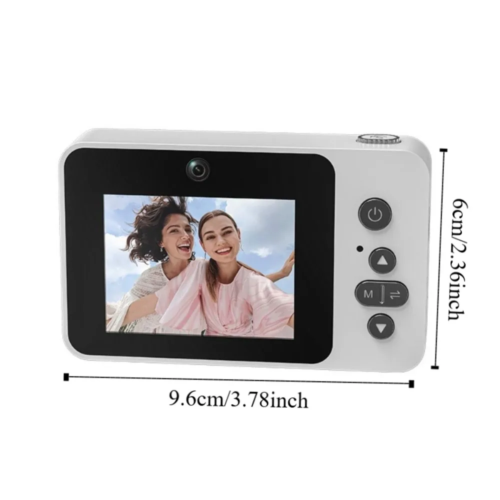2.4IN شاشة ريترو CCD كاميرا رقمية كاملة/شبه مرآة تصميم MP3 تشغيل الموسيقى كاميرا تسجيل فيديو محمولة HD كاميرا فيديو