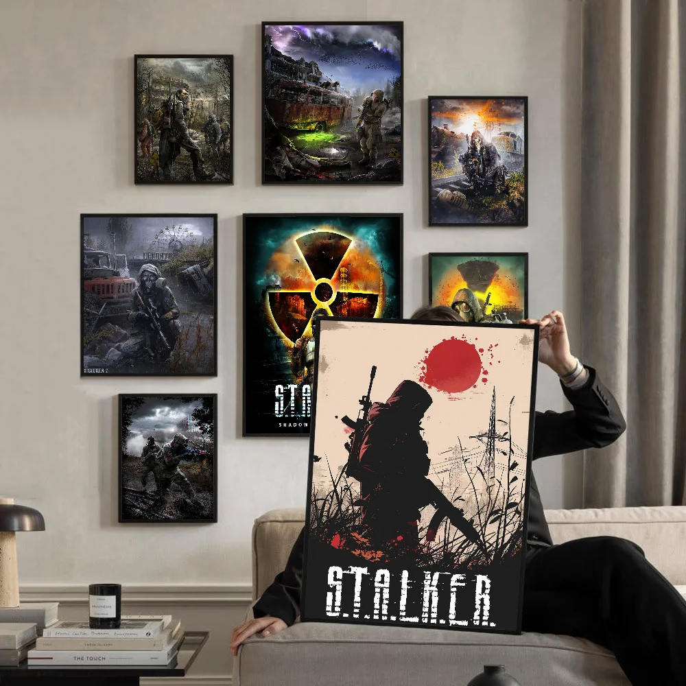 Stalker Game Self-adhesive Art Poster Whitepaper Prints Posters Artwork Home Decor