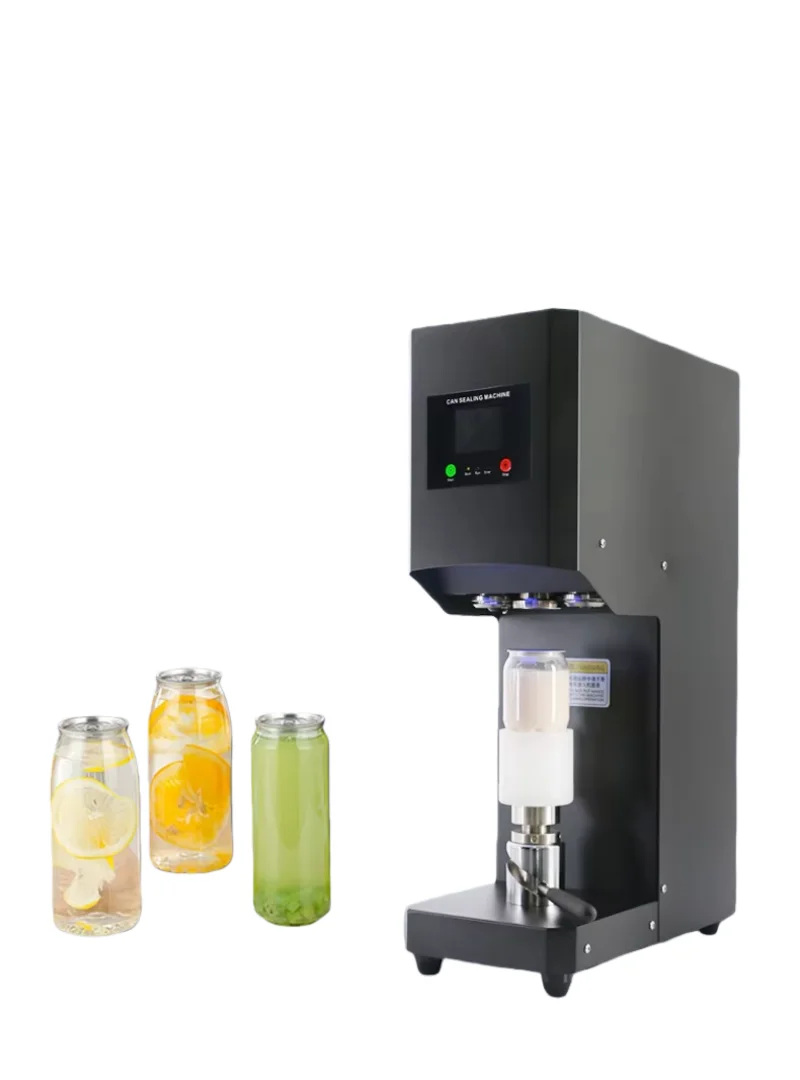2025 Bubble Tea Plastic Paper Bag Pouch Heat Seal Induction Can Sealer Sealing Machine Manual Can Sealing Machine