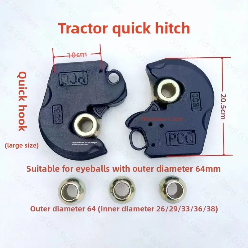 Quick Hitch for Tractor 3 Point Category 1 Heavy Duty Farm Machinery