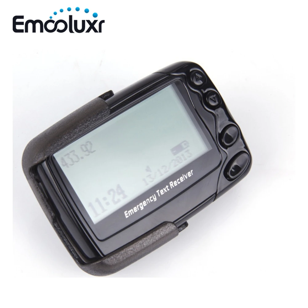 ABGN Wireless Emergency Text Receiver,Alpha-Numeric Pager System,Multi-Function Beeper for Restaurants,Train Warning System