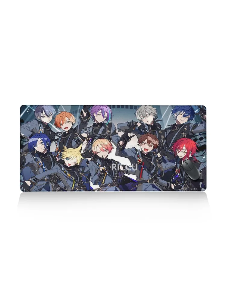 Ensemble Stars Podkładka pod mysz XXL Akcesoria biurowe Gamer Idol Gra Duża podkładka pod mysz do klawiatury PC Anime Rozszerzona podkładka na biurko XS Dywanik — zdjęcie produktu 7