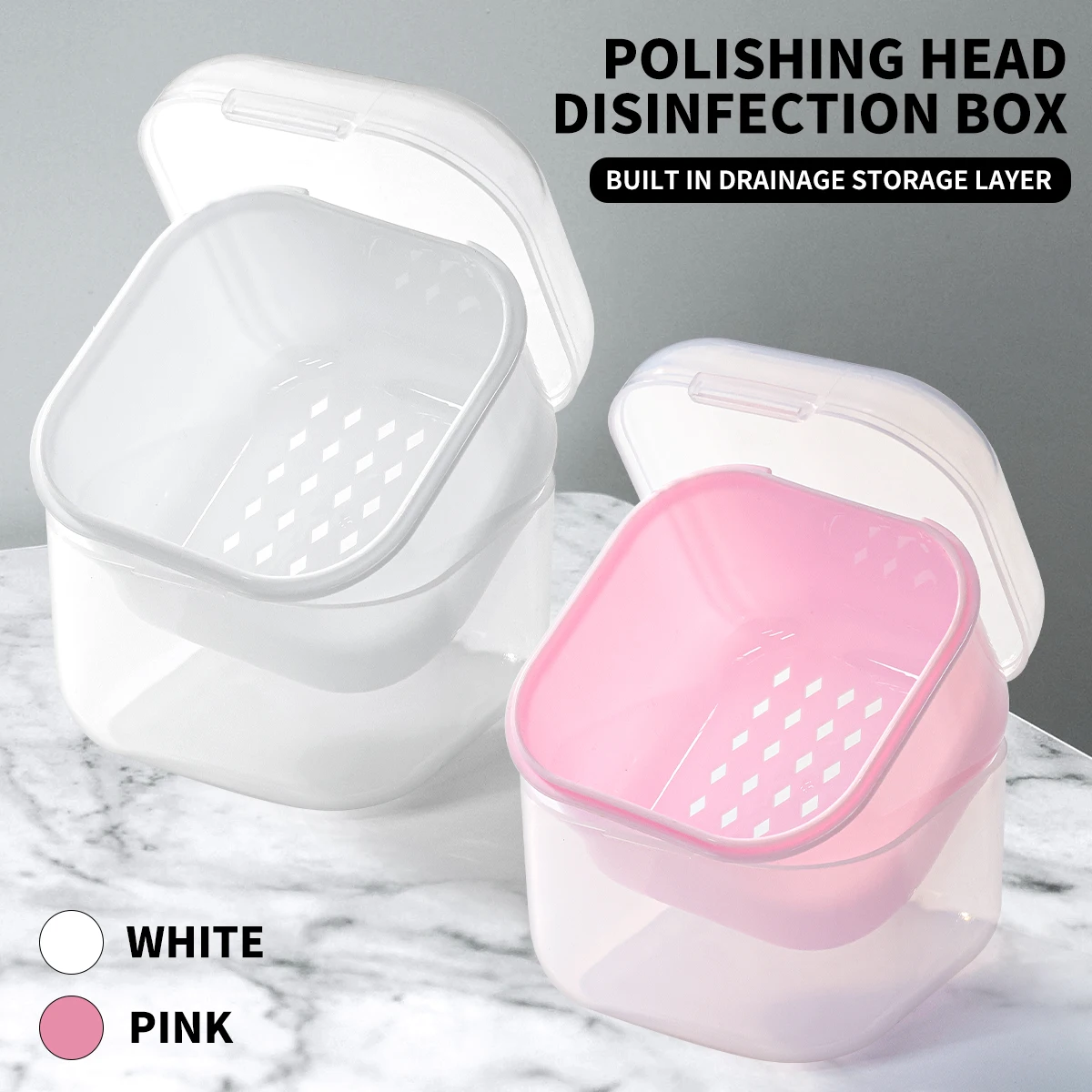 

Портативная шлифовальная головка для полировки ногтей, дезинфекционная коробка, сверлильная головка для дизайна ногтей, дезинфекционная коробка, инструмент для стерилизации маникюра