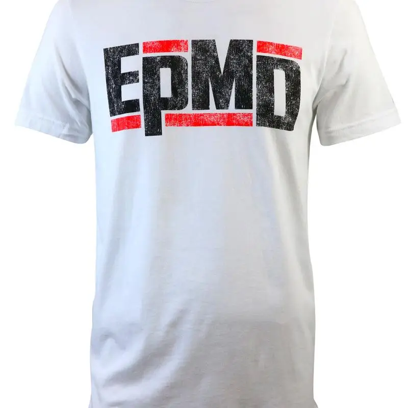 

Футболка приталенного кроя с логотипом EPMD, белая, S 2XL, НОВИНКА