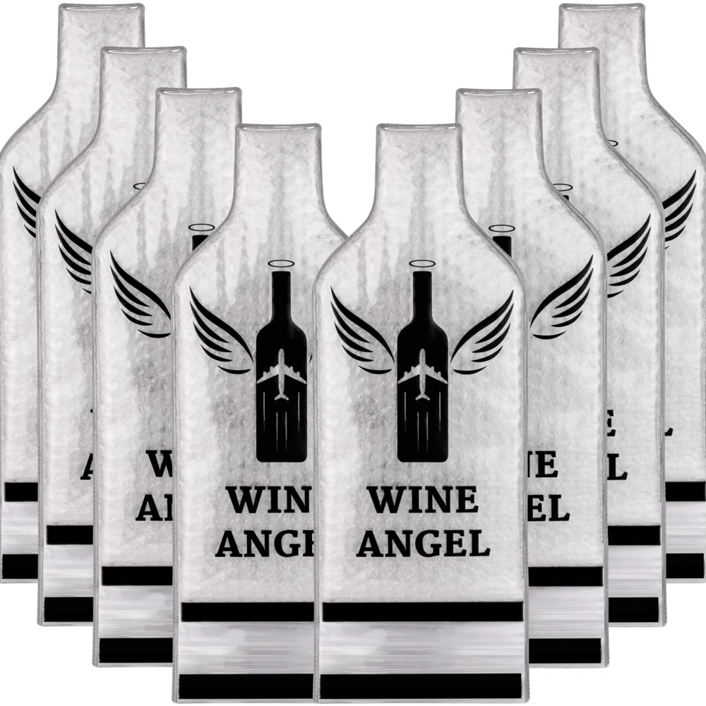 Wine Bottle Travel Bags Leak Proof for Airplane Cruise Protector bags with PVC shell and cushioned inner layer, triple seal