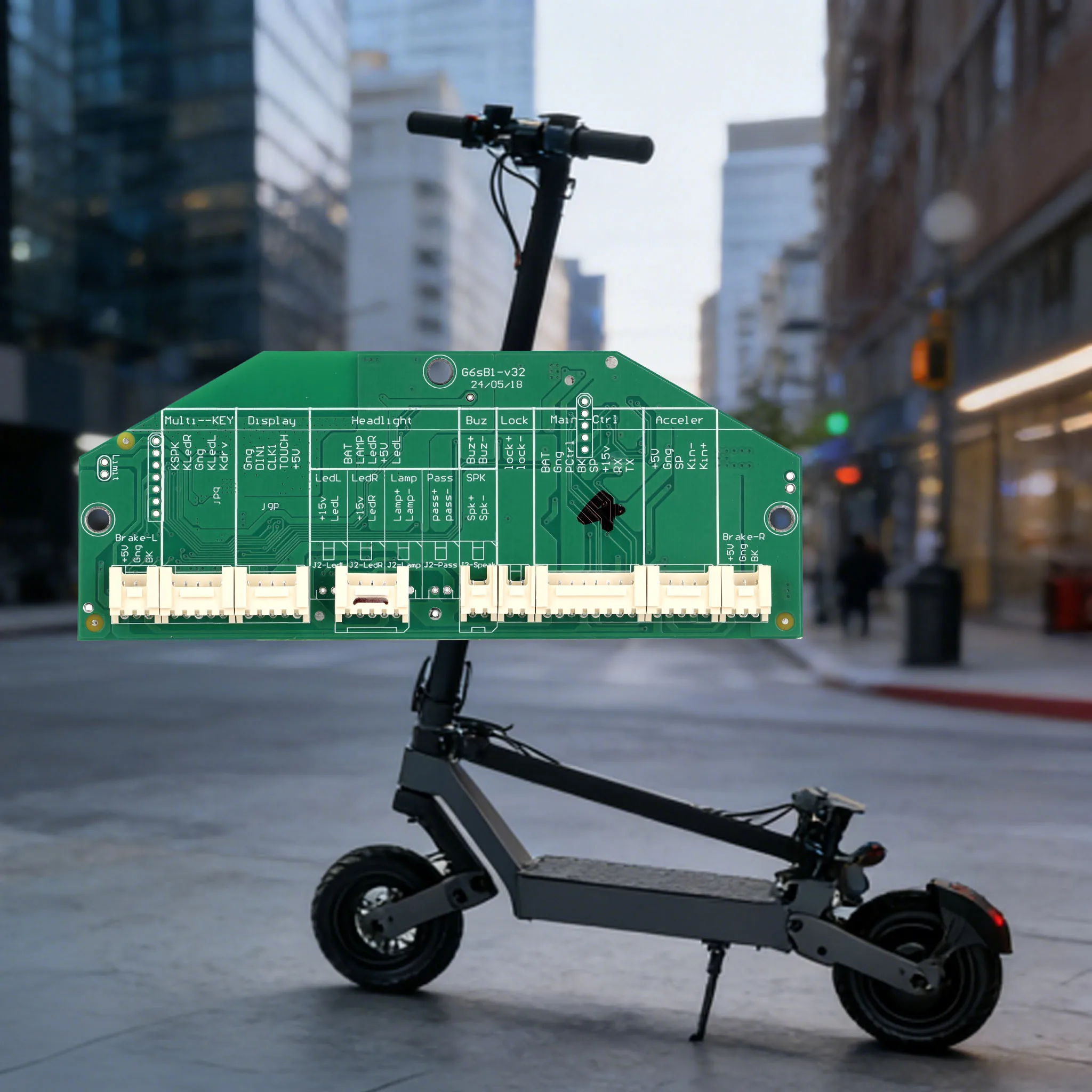 

1 шт. Плата управления для электросамоката KuKirin G4, материнская плата дисплея, запасные части для замены