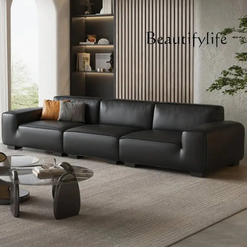 

Y Nordic Economic Sectional Sofa Simple Black Relax Modern Leather Sofa Elegant Cushion Muebles Para Dormitorio Home Furniture