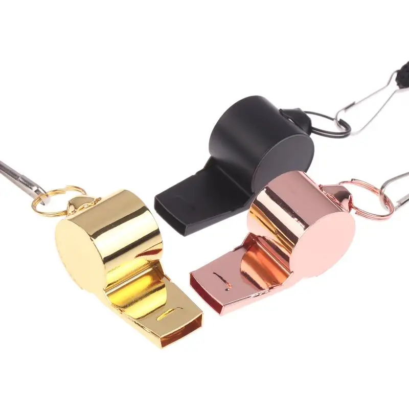 عالية ديسيبل المحمولة الإنقاذ إشارة صفارات في الهواء الطلق صفارة إنقاذ قلادة المفاتيح أداة تخييم متعددة الوظائف صافرة #5