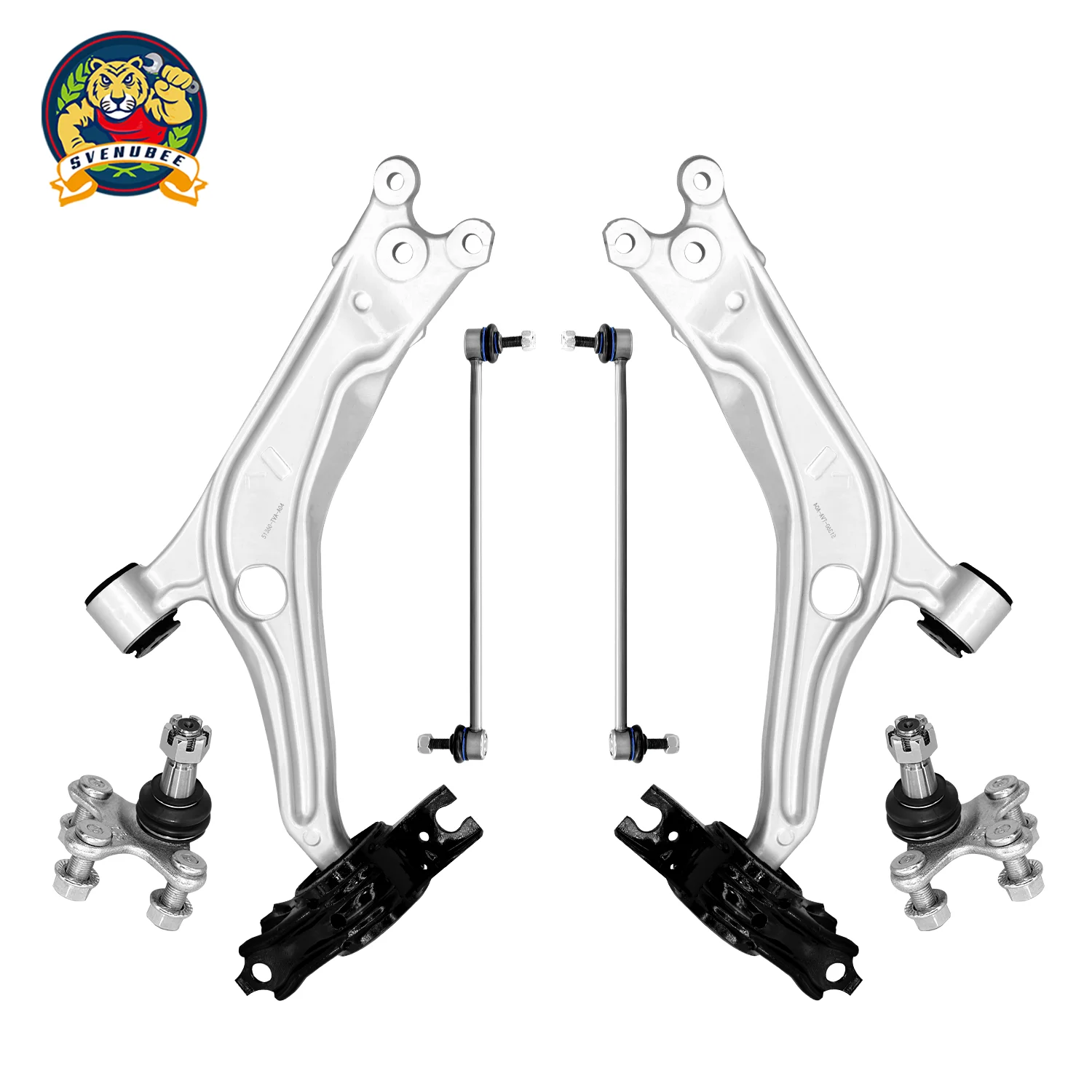

Svenubee 6pcs Front Lower Control Arm Stabilizer Bar Link Suspension Kit for Honda Accord 2018 2019 2020 2021 51360TVAA04