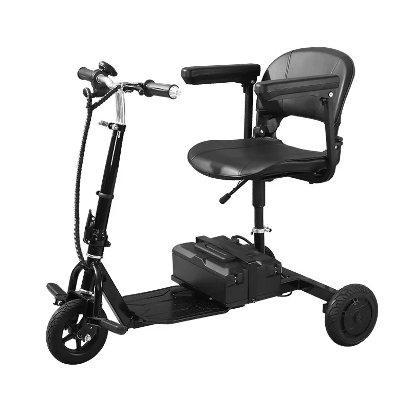 

Family elderly shopping scooter foldable storage