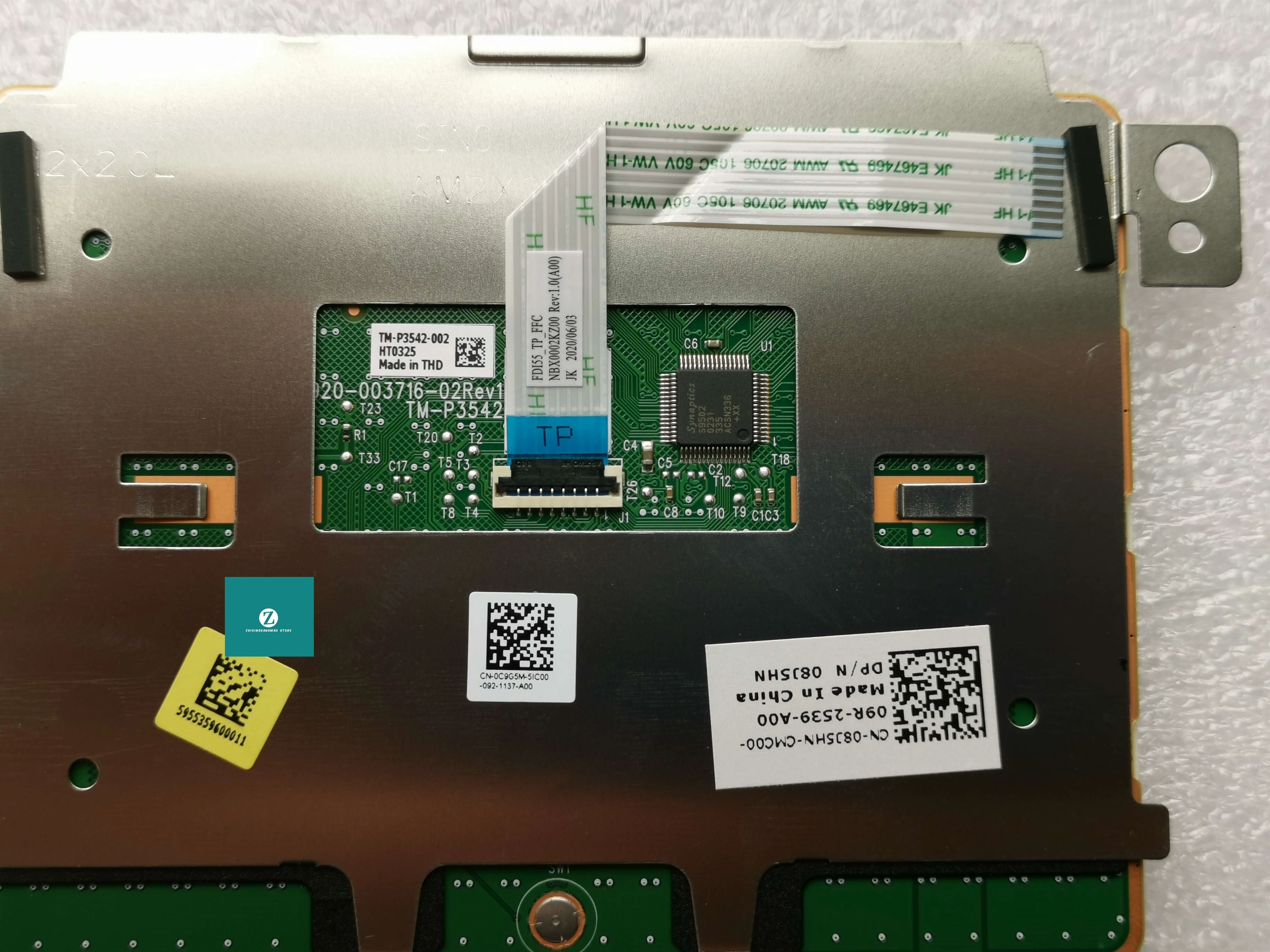 Imagem -03 - para Dell Inspiron 3501 Vostro 3501 Módulo Sensor Touchpad Placa 8tw5c 08tw5c C9g5m 0c9g5m