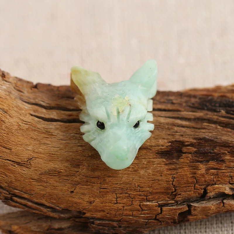 B&F Handmade Amazonite Pendants, Genuine Natural stones beads, Unique Stones for jewelry & DIY Earring Beads