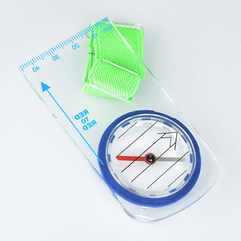 1pc Outdoor Professional Thumb Compass Elite Competition Orienteering Compass Portable Compass Map Scale Compass