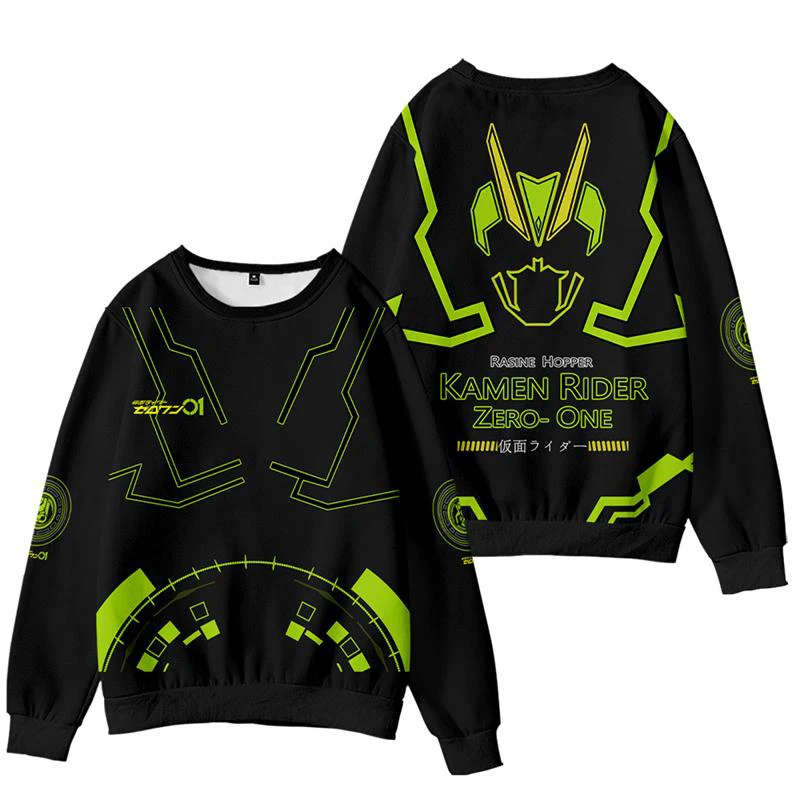 Harajuku Kamen Rider Zero-One 3d Print Japan Anime Hoodies Sweatshirts Men Women Hooded Tops Long Sleeve Popular Hoodie Pullover