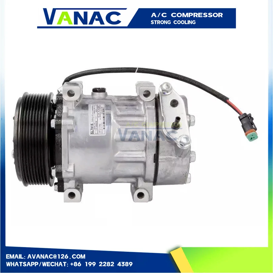 SD7H15 AC Compressor for Scania Trucks P470 R470 R500 R580 P380 P340 R620 T470 10575186 1888034 1376998 1412263 TSP0155293 7847