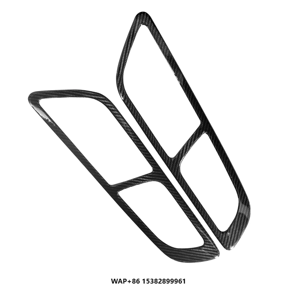 Sunmax for AMG GT GTS GTR C190 R190 2015-2018 Carbon Fiber Interior Door Handle Panel Frame Cover Car Accessories