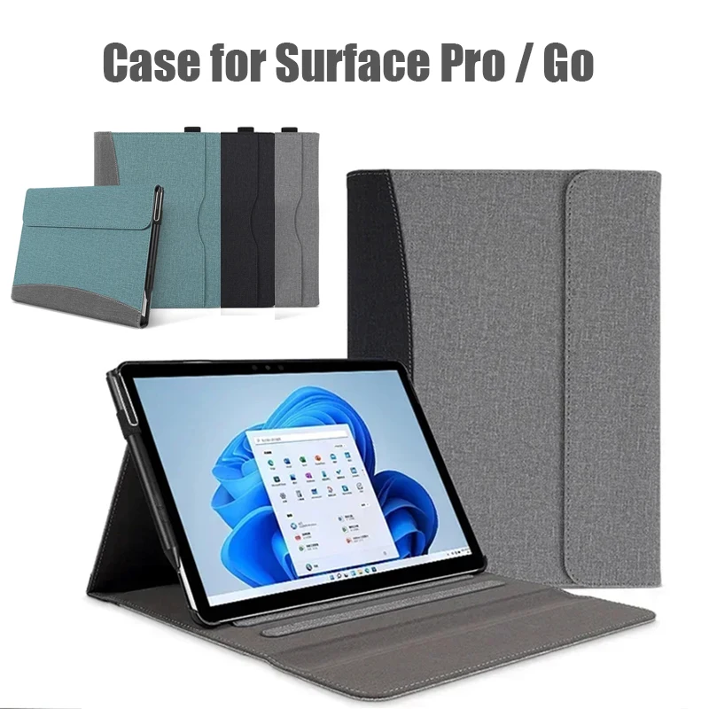 

High Quality Case for Microsoft Surface Pro 9 8 7plus 7 6 5 4 Pro 10 Go 1 2 3 Tablet Protective Cover Shell with Pen Holder