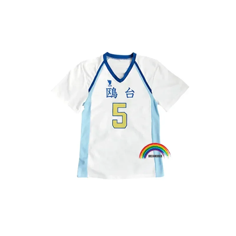 Haikyuu!! Volleyball costume Kamomedai High Korai Hoshiumi Cosplay Costume Suit All Size Hoshiumi Sportswear Jersey's Uniform