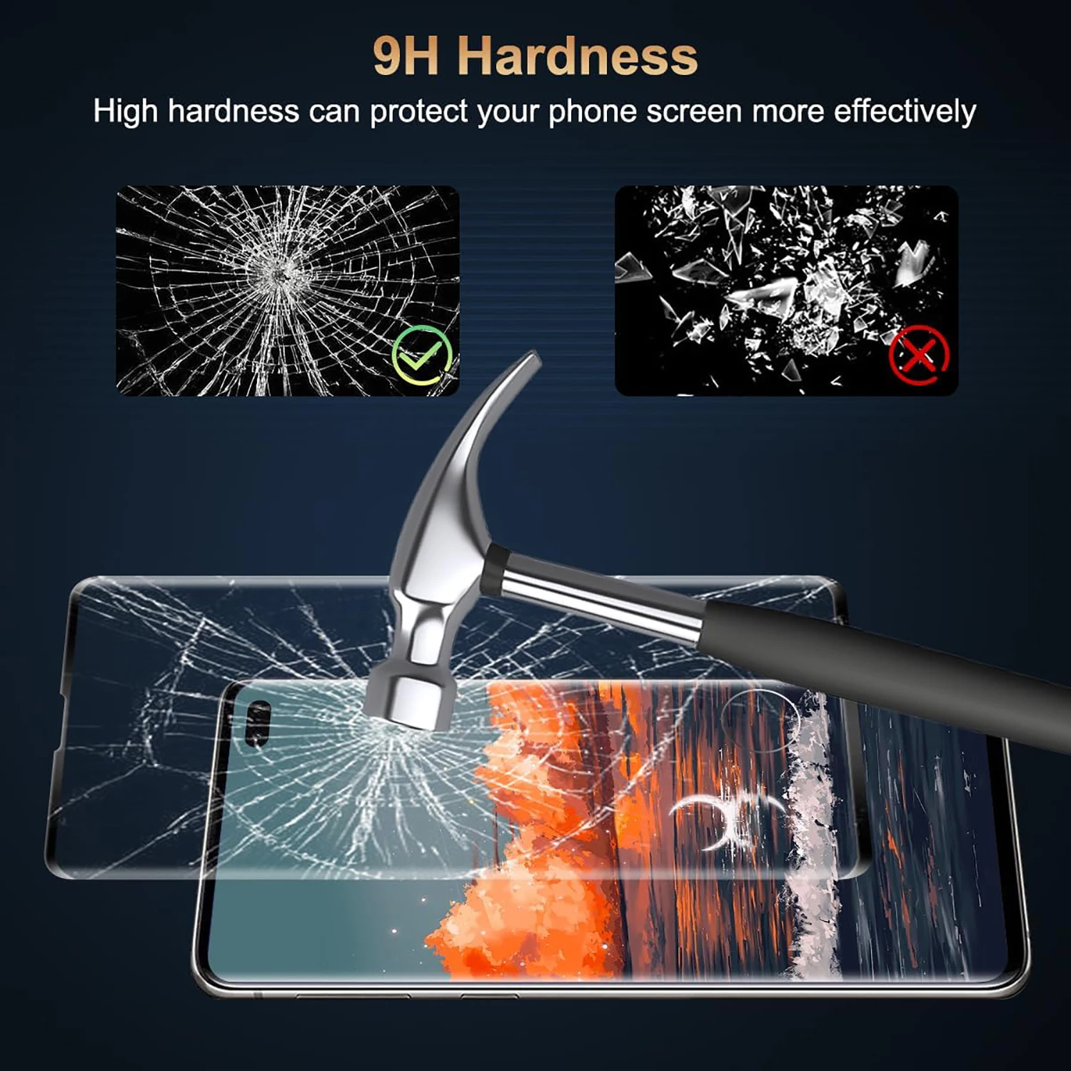 2/4Pcs Tempered Glass For Samsung Galaxy S10 Plus S10+ S20 S20+ Plus Screen Protector Glass Film