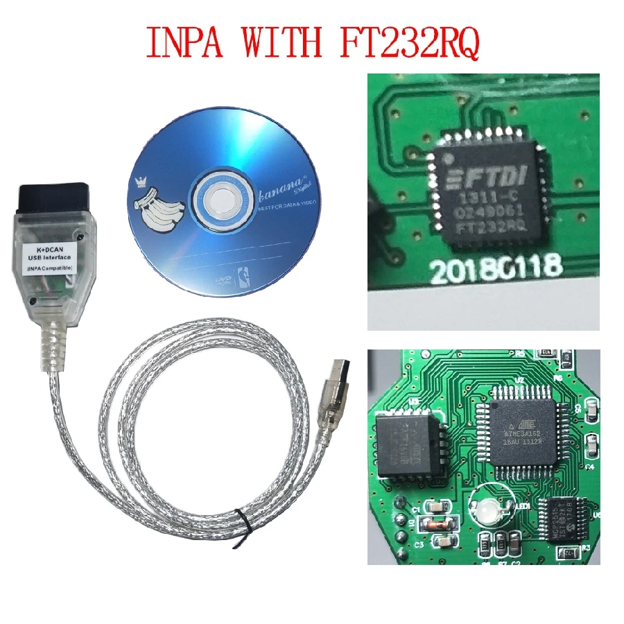 

Special inspection line K + CAN K line/E series, brush hidden line BMW diagnostic line/instrument