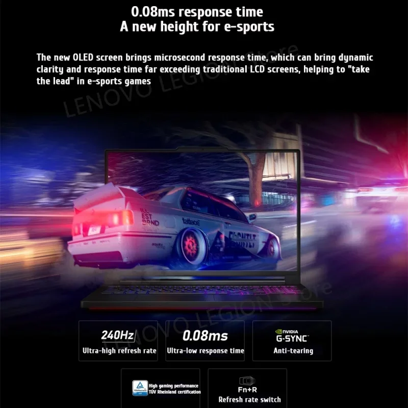 لينوفو ليجيون Y9000X كمبيوتر محمول للألعاب انتل كور الترا 9 275HX 16 بوصة 32 جيجابايت/1T SSD RTX5060/5070 240 هرتز الكمبيوتر المحمول