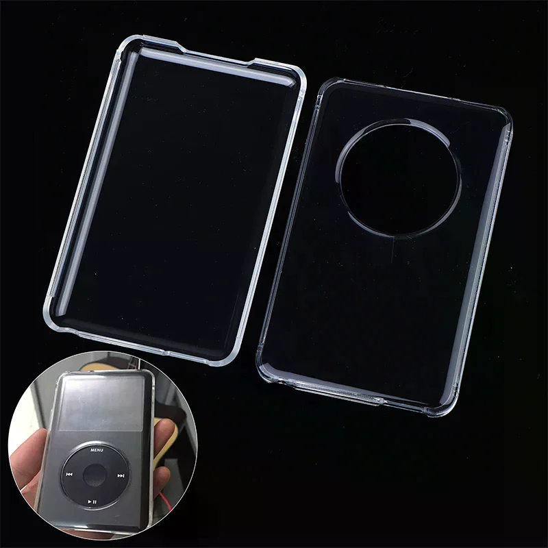1PCS (Thin Version /5TH/2009+ 6Th ) Protector For IPod Classic 6th Gen 120GB 160GB 80GB / 5th 30GB Crystal Clear Hard Cover Case