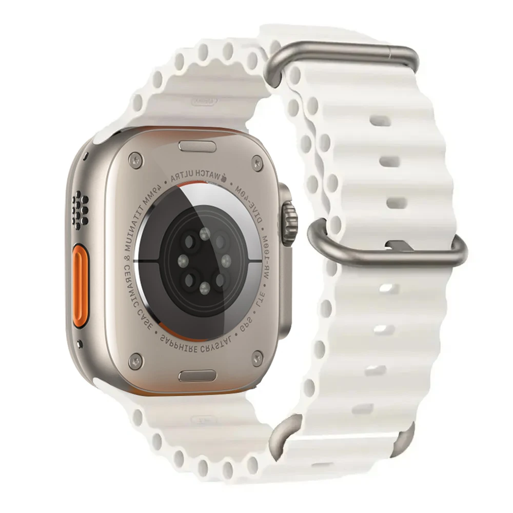 Ocean Band für Apple Watch Ultra 3 Series 11 10 9 7 8 6 SE 49 mm 45 mm 46 mm 42 mm 44 mm 40 41 Silikonarmband Correa iWatch Armband