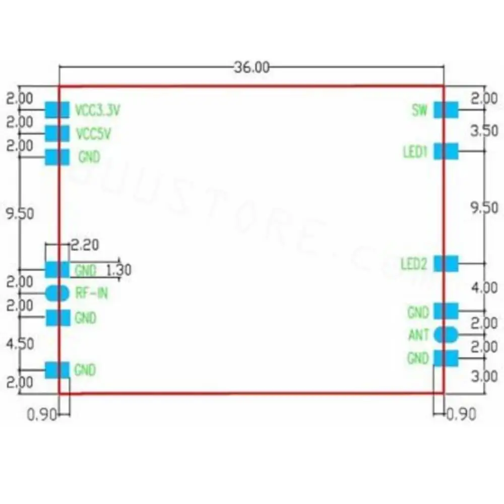 XQ-02A 2.4G 2W Dual Way Wifi Bi-directional Signal Amplifer Boost Module Auto Switch