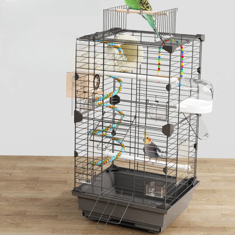 Speciality Villa Bird Cage Breeding Feeder Accessories Portable Bird Cage Courtyard Oiseaux Accessoires Pet Products RR50BC