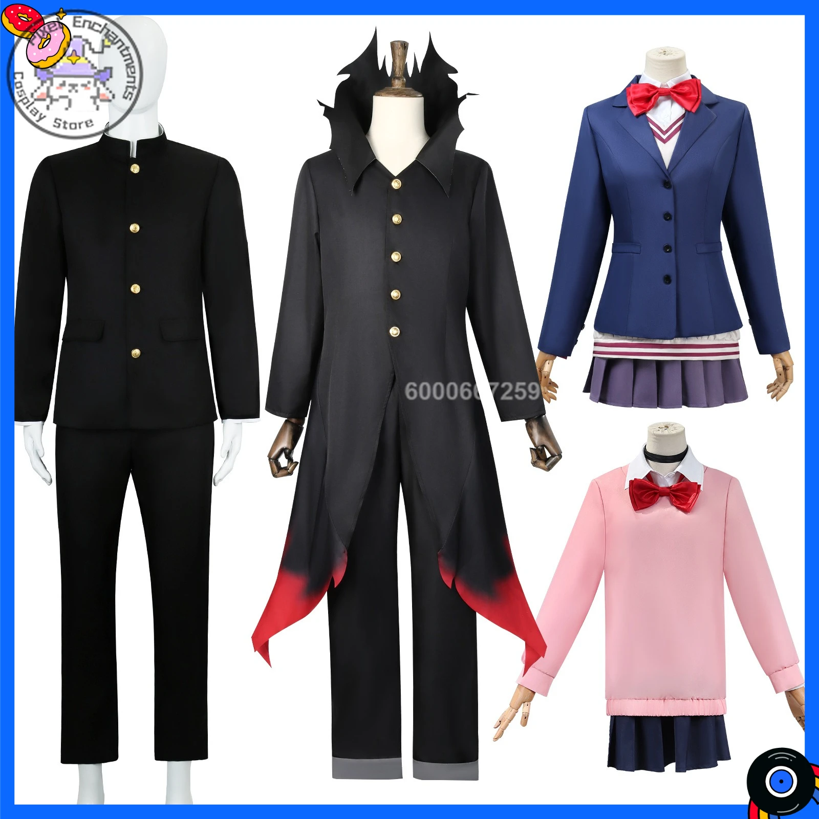 

Dandadan Cosplay Costume Anime Ken Takakura/Momo Ayase Role Playing Clothes Outfit Wig for Women Men Comic Con Halloween Party