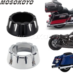 Universal Motorcycle Exhaust Insert Baffle End Muffler Tip Cap For Harley Touring Two Brother Racing 2-into-1 System Pipe